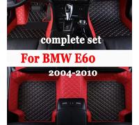 100% Fit tappetini auto in pelle su misura per BMW E60 2004 2005 2006 2007 2008 2009 2010 tappeti tappetini accessori