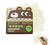 100 fogli adesivi riutilizzabili estraibili traslucidi | Libri Annotazione Blocco note per la scrittura Studio Planner Scuola Ufficio Lavoro Libro Cancelleria Scrivania Casa
