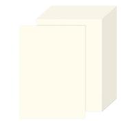 100 fogli Carta A4 80 g/m², Carta Bianca Liscia Multiuso perfetta per Rilegatura, Ufficio, Disegno e Artigianato,Costruzione, Carta Schizzo (Avorio)