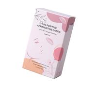 100 fogli da donna affermazioni positive carte affermazioni quotidiane carte ispiratrici motivazionali consapevolezza
