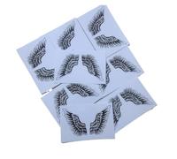 100 fogli di adesivi for tatuaggi temporanei a forma farfalla, ali d'angelo e diavolo, impermeabili, for uomini donne, con piume, fantastici neri(100pcA)