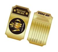 100 fogli di biglietti d'invito VIP scrivibili su entrambi i lati, per compleanni, matrimoni, feste, cinema, feste, 15,2 x 8,9 cm, biglietti per pianificatori di eventi