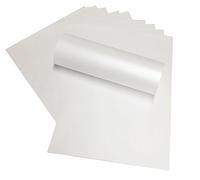 100 fogli di carta A4 color bianco gelo, carta perlescente luccicante a due lati 120 g/mq adatta per stampanti a getto d'inchiostro e laser