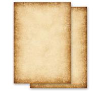 100 fogli di carta da lettera decorati Antico & Storia CAFONE DIN A5 - Paper-Media