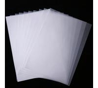 100 Fogli di Carta da Lucido,A4 Carta Lucida Trasparente da 73g/qm, Trasparente Bianca,per Disegno, Artigianato,Stampa,Copia Calligrafia (73, Grammi)