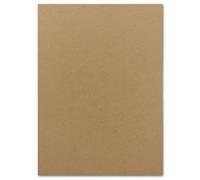 100 Fogli di carta DIN A4, fogli plano - carta kraft (marrone) - 240 g/m² - 21 x 29,7 cm - carta di argilla, cartone fotografico, carta artigianale, cartone di argilla - FarbenFroh