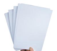 100 fogli di carta fotografica lucida lucida resistente all'acqua ad asciugatura rapida carta adesiva bianca lucida