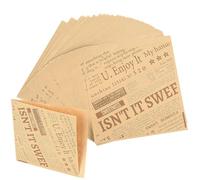 100 Fogli di Carta per Hamburger,Carta per Sandwich,Sacchetti per Snack,Bustine per Colazione,Sacchetti per Alimenti,Foglietti Deli,Sacchetti di Carta per Patatine,Bustine per Hot Dog al Formaggio