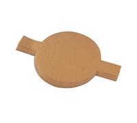 100 fogli di carta pergamena rotonda monouso per la cottura di fodere oleate adatte a teglie standard per torte in microonde e forno in silicone rivestito in carta pergamena