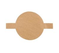 100 fogli di carta pergamena rotonda monouso per la cottura di fodere oleate adatte a teglie standard per torte in microonde e forno in silicone rivestito in carta pergamena