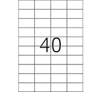 100 Fogli Etichette Adesive A4, 4000 Etichette 52,5 X 29,7mm, Compatibile Con AMAZON FBA Barcode, Etichette Universali Autoadesive Per Stampante