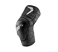 100% Fortis Protezioni per ginocchia per biciclette, nero/grigio, Taglia S/M