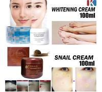 100 g + 100 g crema attiva sbiancante + crema riparante per lumache cosmetici...