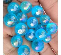 100 g angelo arcobaleno aura cristallo di quarzo bismuto titanio sfera di silicio ottima scelta for la decorazione domestica decorazioni per la casa (Color : Light Green, Size : 500g)