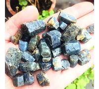 100 g di corindone blu naturale cristallo singolo campione di pietra grezza zaffiro cristallo grezzo pietra grezza Pietre decorative per il luogo naturale (1,4 kg)
