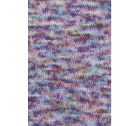 100 g "Muse" - Colore: 04 - viola/multicolore - colori colorati a mano