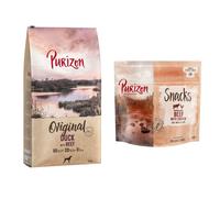 100 g Snack Gratis! 12 kg Purizon Crocchette per cani - Adult Anatra con Manzo