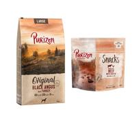 10 + 2 kg gratis! Purizon Crocchette per cani - Large Black Angus con Tacchino