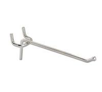 MINUTEX - 10 Ganci Cm 6 10 15 20 30 Semplice Pannello Forato Portattrezzi Porta Utensili - 6