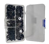 100 ganci triangolari per cornici fotografiche con viti per appendere quadri, quadri, poster, specchi e orologi da parete eleganti