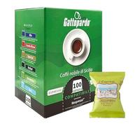 100 GATTOPARDO INSONNIA compatibili con Nespresso - Gusto Forte - 1 Cartone da 100 capsule Toda Caffé Gattopardo Insonnia compatibile con Nespresso -