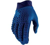 100% Geomatic Guanti da bicicletta, blu scuro, Taglia M