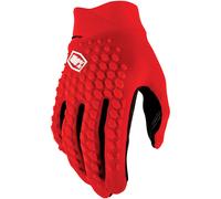 100% Geomatic Guanti da bicicletta, rosso, Taglia M