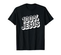 100% Gesù Credente Fede Cristiana Maglietta