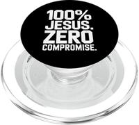 100% Gesù. Zero Compromessi Cristiana PopSockets PopGrip per MagSafe