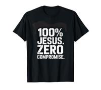 100% Gesù Zero Compromessi Fedele Maglietta