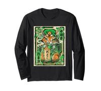 100% Giapponese Ukiyo E Fox Spirit Maglia a Manica
