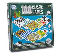 100 giochi classici Compendio - Una collezione di classici giochi da tavolo per famiglie - Include scacchi, signore e ludo