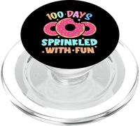 100 giorni cosparsi di divertenti ciambelle Happy 100th Day Of School PopSockets PopGrip per MagSafe