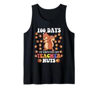 100 Giorni di Guida Il Mio Insegnante Nuts Dabbing Squirrel School Canotta