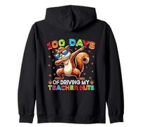 100 giorni di guida il mio insegnante pazzo - Dabbing Squirrel Dab Felpa con Cappuccio