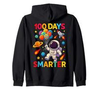 100 Giorni di Scuola Astronauta Spazio Ragazzi Bambini 100 ° Giorno Felpa con Cappuccio