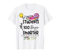 100 Giorni di Scuola, Insegnante, Simpatici arcobaleni e Sole Maglietta