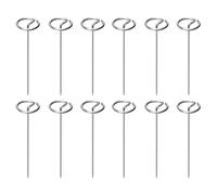 100 graffette circolari per paesaggio, testa appuntita da 150 mm, pali da giardino zincati, picchetti in tessuto per copertura del suolo, per esterni, giardinaggio, erbacce, barriera per zolle