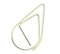 100 graffette decorative ad acqua in metallo segnalibro per ufficio planner per scuola cancelleria casa carta a forma di acqua piccoli segnalibri pianificatore ufficio