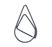 100 graffette decorative ad acqua in metallo segnalibro per ufficio planner per scuola cancelleria casa carta a forma di acqua piccoli segnalibri pianificatore ufficio