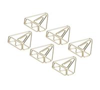 100 Graffette per Carta a Forma Creativa Alla Moda Transfrontaliera, Graffette in Metallo Serie Placcate Oro, Ideali per Ufficio, Scuola e Uso Domestico (Diamante)