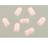 100 grani nylon M4x8 punta piana taglio DIN 551 slotted set screws Gewindestifte