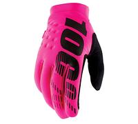 Guanti Cross 100% Brisker Rosa NeonXL Rosa Neon