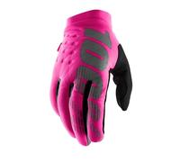 Guanti da motocross da donna 100% - USA BRISKER rosa-nero XL