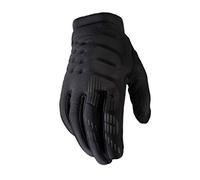 100% guanti brisker youth black/grey (m)