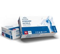 100 guanti in Nitrile senza polvere, senza lattice, ipoallergenici, certificati CE conforme alla norma EN455 guanti per alimenti guanti medici monouso (XL)