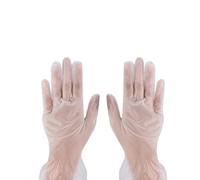 100 guanti in PVC trasparente, antistatici, resistenti agli acidi, flessibili, per ambienti bianchi, semiconduttori, elettronica, industria alimentare, protezione del lavoro