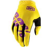 100% Guanti itrack Yellow (XL)