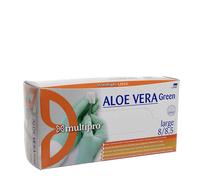 100 Guanti lattice monouso Icoguanti Multipro Aloe Vera green L 8-8,5