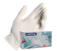100 Guanti monouso bianchi in Synthex Walking Bioderm